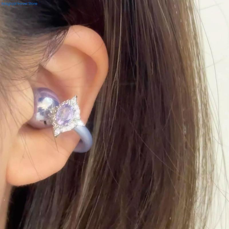 Diy Headphone - N2UB Imitation Rhinestones Ear Jewelry Enhancers