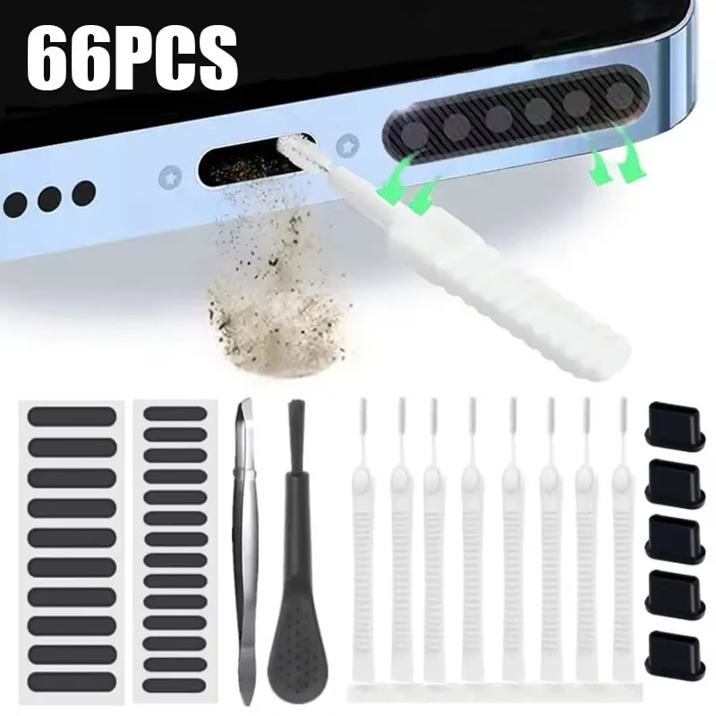 Speaker Terminal - 66pcs Phone Charging Port Cleaner Kit