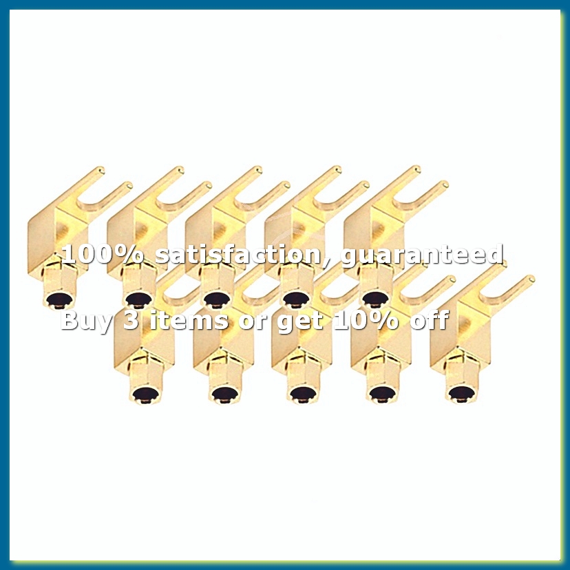 10PCS Banana Connectors Gold P - Banana Plug 评论和价格