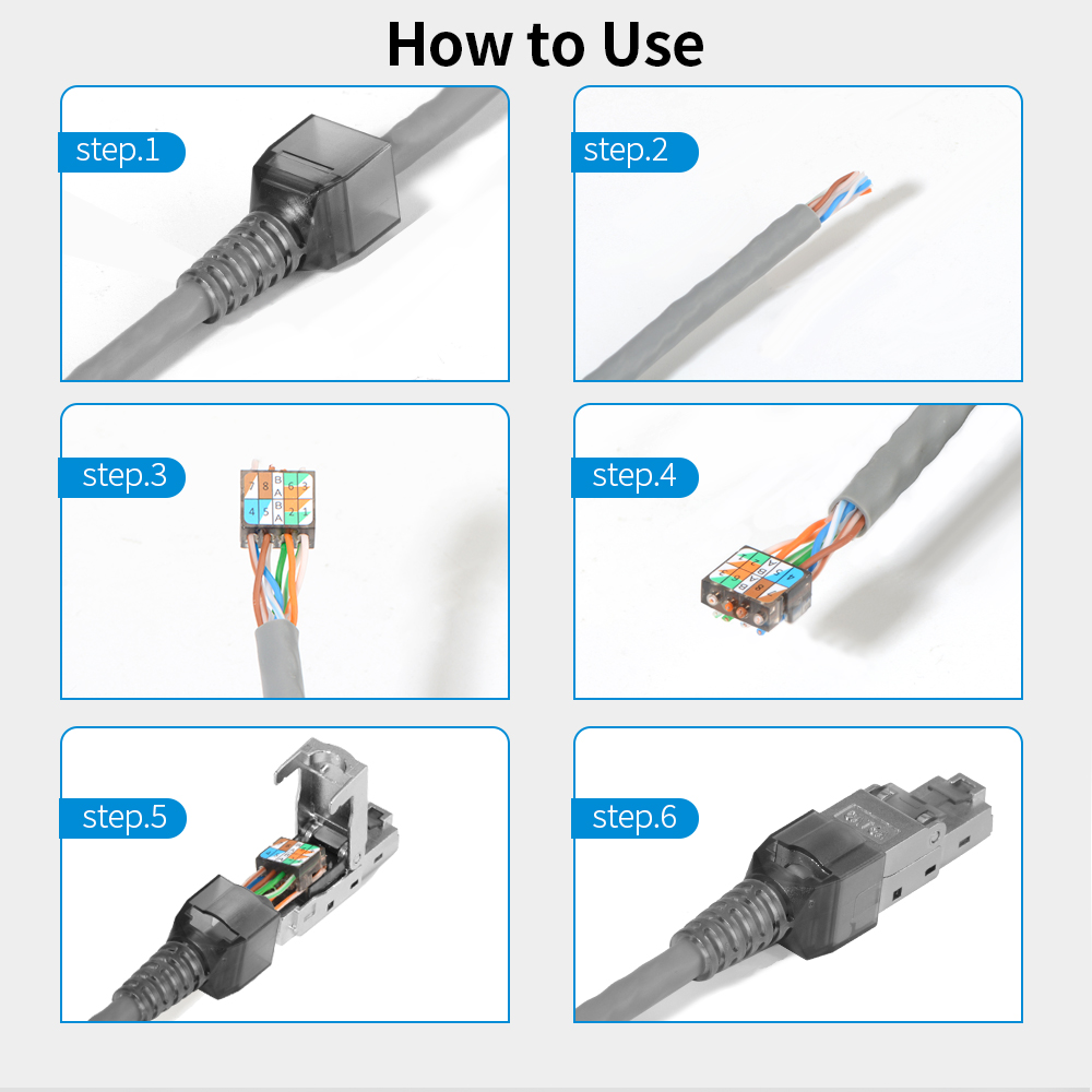 Cat6A/Cat6 Shielded RJ45 Tool- - Rj45 Jack 评论和价格