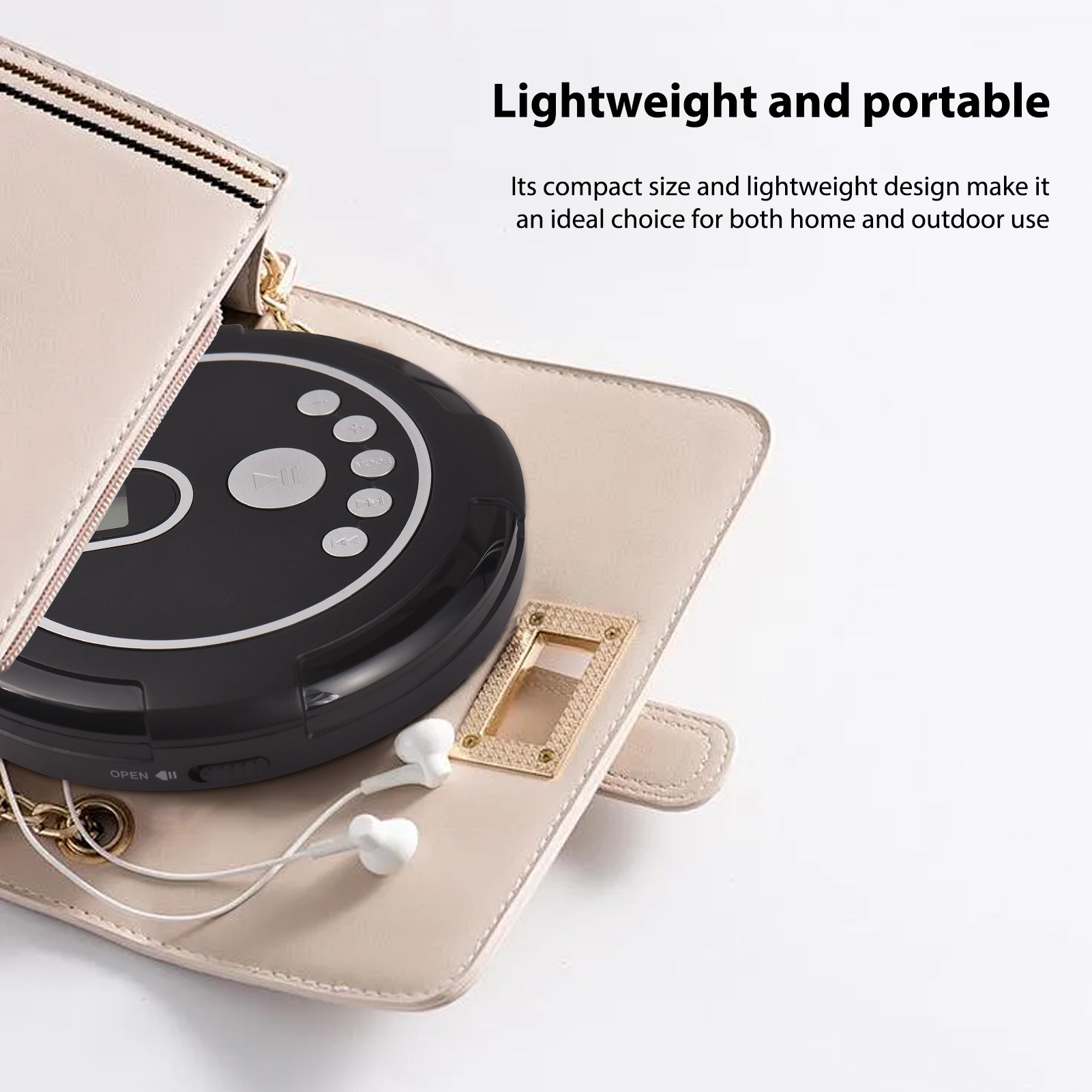 CD Player with Wired Headphone - Speaker Wire 评论和价格