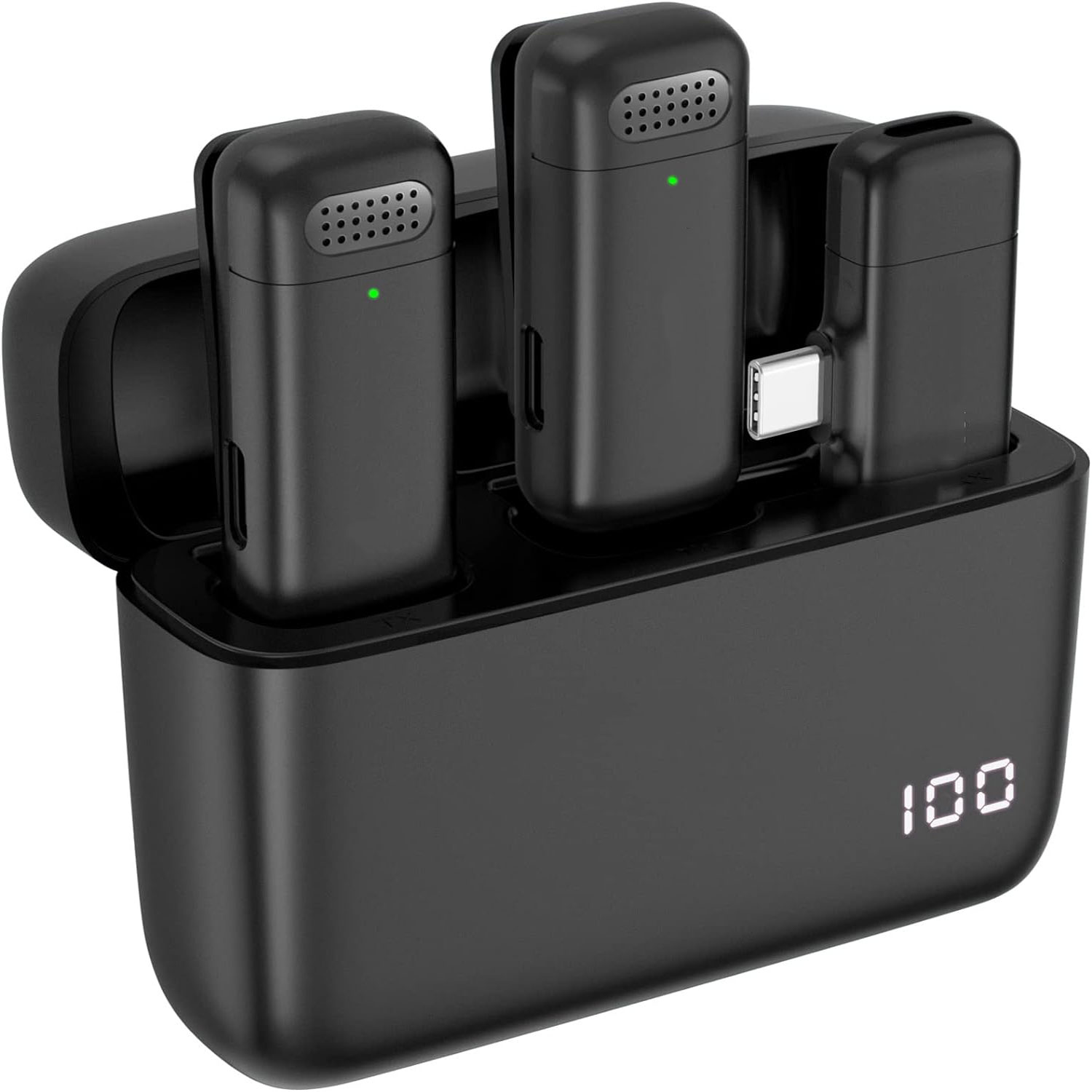 2 Pack Wireless Lapel Micropho - Microphone Capsule 评论和价格