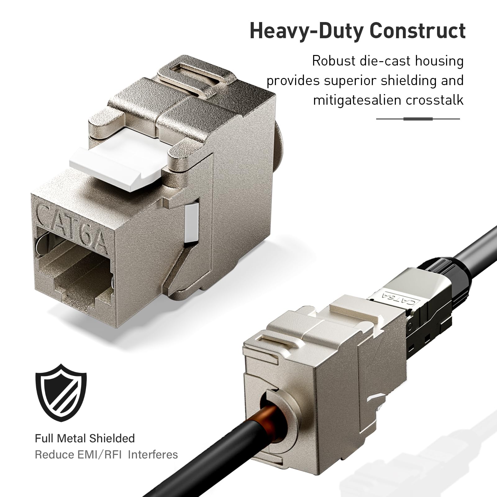 ZoeRax Keystone Module Jacks C - Rj45 Jack 评论和价格