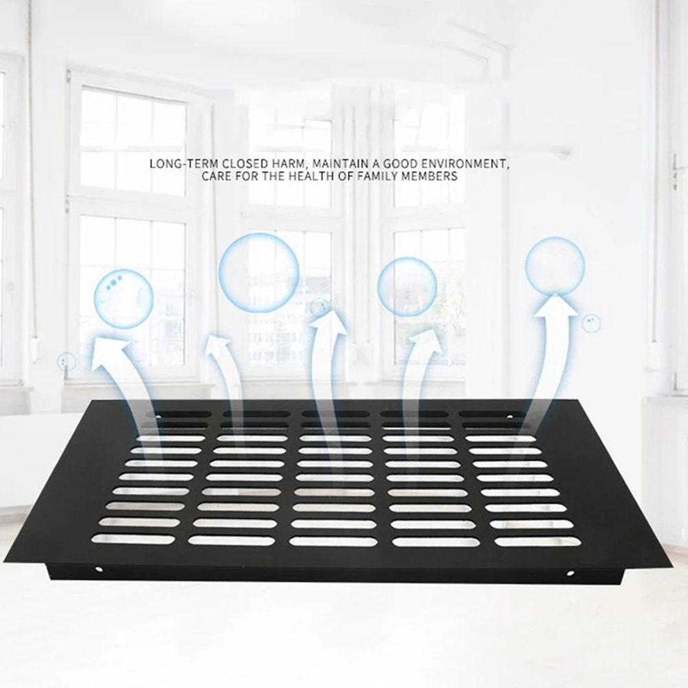 150mm Aluminium Rectangular Ca - Ventilation Grille Aluminum 评论和价格