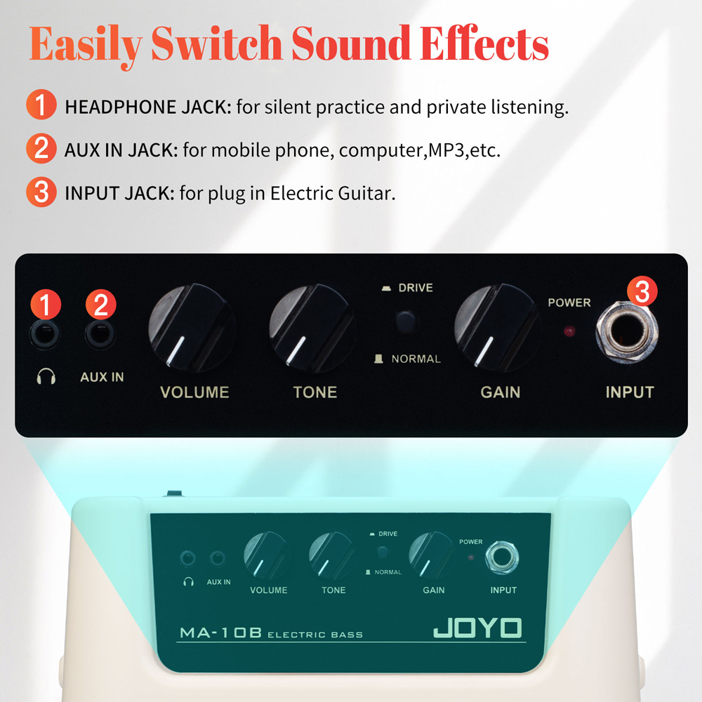 JOYO MA-10B Mini Bass Amplifie - Speaker Terminal 评论和价格